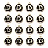 Golden Plated Alloy Charms LS-X-ENAM-S118-02D-2