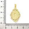 Brass Pendants with Cubic Zirconia KK-D536-17G-3