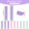 9Pcs 9 Styles Plastic Embroidery Thread Plate DIY-FG0007-69-2