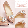   6Pcs 3 Styles Detachable Alloy Rhinestone Shoe Buckle Clips AJEW-PH0011-60-4