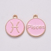 Alloy Enamel Pendants ENAM-S124-01B-09H-1