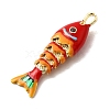 Rack Plating Brass Pendants KK-A268-05G-B04-2