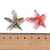 Two-tone Opaque Acrylic UV Plating Pendants AC-CBAA26B-15-3