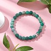 Natural Weathered Agate Beads Stretch Bracelets for Women BJEW-JB11412-04-1