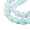 Natural White Jade Bead Strands G-R346-6mm-17-3