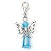 Angel Glass Pendant Decoration HJEW-JM02595-4