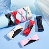   4 Pairs 4 Colors PU Leather Bowknot Shoelace Bands FIND-PH0007-47-5