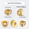 50Pcs Rack Plating Brass Beads KK-SC0005-14-2