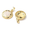 Brass Enamel Pendants KK-I371-30G-01-2