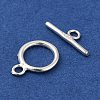 925 Sterling Silver Ring Toggle Clasps STER-A008-16-2