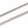 304 Stainless Steel Curb Chains CHS-O005-21B-1