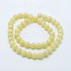 Natural Mashan Jade Round Beads Strands G-D263-12mm-XS06-3