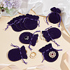 Calabash Velvet Jewelry Storage Drawstring Pouches TP-WH0011-05J-4