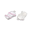 Halloween Theme Alloy Enamel Pendants ENAM-T020-08H-1