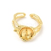 Brass Cup Peg Open Cuff Ring Settings LS-KK-G518-10G-03-2