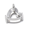 304 Stainless Steel Rhinestone Claw Settings LS-STAS-U042-05B-P-2