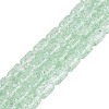 Transparent Crackle Glass Beads Strands GLAA-NH0001-04-A09-1