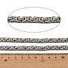 201 Stainless Steel Byzantine Chains SA-E001-14P-02-2