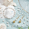  1 Strand Baroque Style Natural Keshi Pearl Beads Strands PEAR-NB0002-15-5
