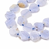 Natural Blue Lace Agate Beads Strands G-NH0001-E01-01-4