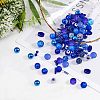   18 Style Blue Glass Beads GLAA-PH0007-08-4