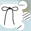 7.1 Yards Glass Rhinestone Synthetic Rubber Round Cord DIY-GF0013-74C-6
