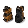 Natural Tiger Eye Carved Healing Figurines G-B062-03B-2