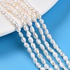 Natural Cultured Freshwater Pearl Beads Strands PEAR-N014-04E-01-1