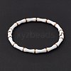 White Enamel Bamboo Hinged Bangle BJEW-L678-08G-3