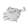 304 Stainless Steel Pendants STAS-R135-20P-2