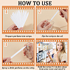 150Pcs 3 Styles Flower Round Perfume Paper Test Strips AJEW-CP0007-83-6