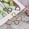 Alloy D-Ring Shackles Clasps PALLOY-PH0005-86-7