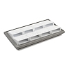 8-Slot PU Leather Pendant & Necklace Organizer Display Trays ODIS-H005-01A-2