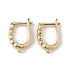 Brass Hoop Earring Findings ZIRC-L097-057G-1