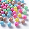 Opaque Acrylic Beads X-MACR-S370-C8mm-M1-1