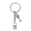 Valentine's Day Theme Alloy Keychains KEYC-JKC01052-02-2