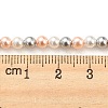 Electroplated Natural Shell Beads Strands SHEL-F008-03A-04-4