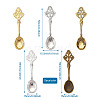 Tibetan Style Alloy Big Pendants TIBE-TA0001-24-23