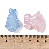 Christmas Theme Luminous Transparent Acrylic Beads LACR-U001-05-5