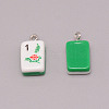 Resin Pendants RESI-WH0025-07-1