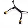 Adjustable Glass Seed Beads Braided Bead Bracelets BJEW-D442-29-3