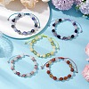 Gemstone Braided Bead Bracelets for Women Girl BJEW-JB11141-2