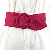 Faux Suede Waist Belt with Clasp for Shirt Dress Overcoat AJEW-WH20019-26B-4