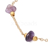 Natural Amethyst Beaded Bracelets BJEW-JB11310-01-3