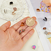 10Pcs 5 Colors 304 Stainless Steel Cuff Earrings EJEW-HS0001-34B-3