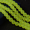 Transparent Glass Bead Strands GLAA-S031-8mm-30-1