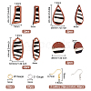DIY Geometric Dangle Earring Making Kit DIY-OC0009-77-2