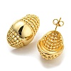 Oval Stud Earrings EJEW-G355-09G-2