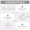 Unicraftale 16Pcs 201 Stainless Steel Links Connectors STAS-UN0056-52-4