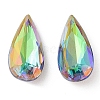 Glass Rhinestone Cabochons RGLA-L029-04B-SPLA-1